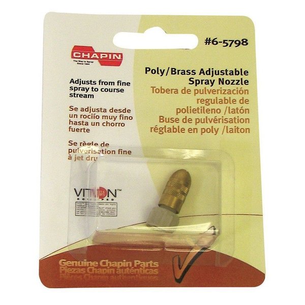 Brass/Poly Nozzle Poly/Brass Spray Nozzle 6-5798